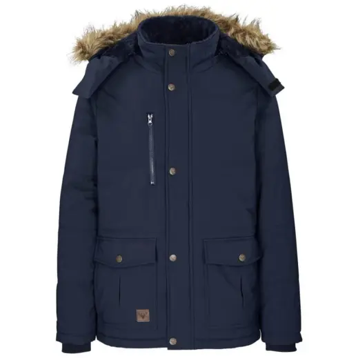 Mens Cederberg Parka Jacket Navy Front